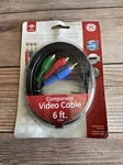 Ge Component Video Cable 6ft. Model: 73296 Rgb New. Fixed Price $4.94.