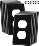 Bates- Black Outlet Covers - 10 Pack Duplex Receptacle Covers, Wall Cover. Fixed Price $14.50.