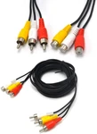 Padarsey 15ft 3rca Male To Female Audio Composite Extension Video Cable Dvd. Fixed Price $10.99.