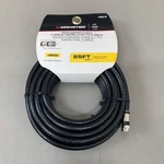 Monster Rg6 Quad Coax Satellite Tv Cable 25ft Black 140032-00. Fixed Price $11.20.