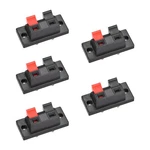 Uxcell 2 Way Spring Speaker Terminal Clip Push Release Connector Wp2-10(5pcs). Fixed Price $18.52.