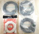 Svga Hd15m-m 15ft (3) And C15m15m25 Vga Hd15 M-m 25ft Cable (1) Lot Of 4 Total. Fixed Price $32.10.