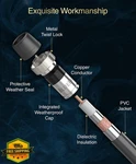 Bluerigger Rg6 Coaxial Cable 35ft Direct Burial Weatherproof Cl3 Rated Hdtv A.... Fixed Price $40.99.