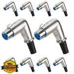 Cmple 10pk 90 Right Angle Xlr Female Mic Adapter. Fixed Price $34.99.
