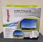 Legrand New In Box Home Office Theater Wall Tv Power Kit White Cpt306w-v1. Fixed Price $35.00.