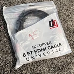 Deco Gear 6 Feet Universal 4k Hdmi Cable Copper Conductors 60hz Dg6fthdmi. Fixed Price $4.99.