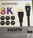 Audiano 8k Hdmi Cable Earc/dynamic Hdr High Speed 48gbps 60hz New Unopened. Fixed Price $15.00.