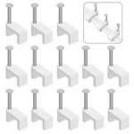 Easytle 200 Pcs 8mm Cable Clips Nail In Flat Ethernet Wall White. Fixed Price $11.94.