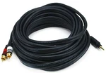 3.5mm Stereo Male To 2 Rca 25 Ft 22awg Cable Audio Patch Monoprice 5601. Fixed Price $29.66.