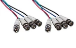 6ft 4 Bnc Male To Component Video Cable. Fixed Price $26.99.