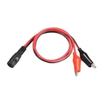 Uxcell 2.1mmx5.5 Mm 12v Dc Female Jack To Alligator Clip Power Cable Black. Fixed Price $9.83.