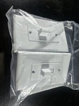 5 Pack Taymac 1-gang Pvc Decorator Wall Plate Toggle Switch Cover White Mw2570w. Fixed Price $14.99.