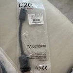 C2g Display Port Cable 54322 Male To Female Hdmi 8 Inch Adapter. Fixed Price $15.00.