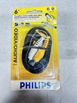 Philips Audio/video 6 Ft Cable Ph61103 Audio Video Input / Output New. Fixed Price $8.75.