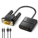 Foinnex Vga To Hdmi Adapter, 1080p 1.5ft/0.5m Black. Fixed Price $22.85.