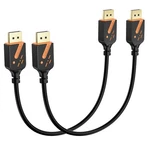 Ryzzrooa Short Displayport Cable 1 Ft, 2-pack Dp To Cables, 4k Display Por.... Fixed Price $13.31.