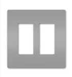 Legrand Radiant Rwp262gry Grey 2-gang Receptacle Cover Plate. Fixed Price $5.00.