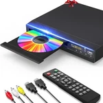 Dvd Player, Hdmi Region Free Players For Smart Tv, 1080p Upscaling, Black. Fixed Price $40.50.