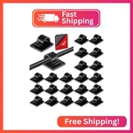 Namalu 60 Pieces Mini Cable Clips Hooks Christmas Light Self Adhesive Ligh. Fixed Price $11.46.