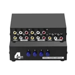 4-port Rca Composite Video Audio Av Switch Selector Switcher Splitter Box 4-wayp. Fixed Price $13.88.