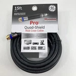 Ge 15' Ft. Pro Quad-shield Rg6 Coax Cable #. Fixed Price $11.95.