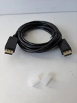 Qvs Displayport Cable 10ft 4k Ultrahd Dp To Gold Plated Locking. Fixed Price $14.99.