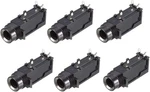 Uxcell Pcb Mount 6.35mm 3 Pin Socket Headphone Stereo Jack Audio Video.... Fixed Price $9.66.