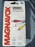 Magnavox Video Stereo Audio Cable 6 Foot New For Tv, Dvd, Receiver, Box. Fixed Price $5.99.