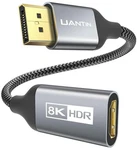 Uantin 8k Displayport 1.4 To Hdmi 2.1 Adapter. Fixed Price $30.67.