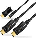 Dtech Fiber Optic Hdmi Cable 100 Feet 4k 60hz 444 Chroma Subsampling Black. Fixed Price $125.19.