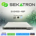 Juniper Ex3400-48p 48x Poe+ Gigabit 4x 10g Sfp+ Single Psu Switch. Fixed Price $199.00.