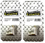 2 Lot Accessories Unlimited Aura259 90 Degree Right Angle Coax Cable Connector. Fixed Price $40.95.
