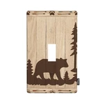 Pznen Cabin Bear Single Toggle Light Switch Toggle, Wallplates1178. Fixed Price $16.98.