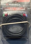 Radioshack 6ft Component Video Cable Three Rca Male Connectors 15-230. Fixed Price $9.99.