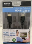 New Vivitar Ultra High Definition Hdmi Cable, 12' *new* Viv-hdmi-12-r. Fixed Price $12.50.