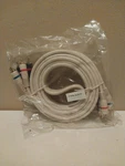 Cti #98-va-6cm High Resolution 6 Ft. White Cable Silver Tips Brand New. Fixed Price $5.00.