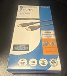 Utilitech Premium Hdmi Cable 3 Ft 4k High Speed Gold Plated Ethernet Black. Fixed Price $10.00.