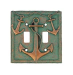 Top Brass Nautical Multiple Anchor & Rope Electrical Cover Wall Pla... Fast Ship. Fixed Price $27.24.