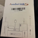 Avedio Links 4k 30hz Hdmi Splitter 1 In 2 Out W/4ft Cable. Fixed Price $18.00.