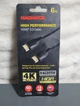 Magnavox 6 Ft High Perfomance Hdmi 2.0 Cable. Fixed Price $9.95.