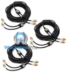Pkg 3pc) Monster Cable 2 Ch 16 Foot Feet Imxln Rca Jack Wire Cord 15 17 = 6. Fixed Price $179.99.