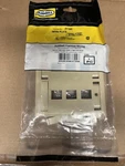 Hubbell Infine 2-gang 6 Port Faceplate, Electric Ivory - Ifp26ei. Fixed Price $10.00.
