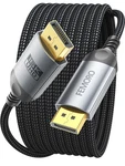 Display Port Cable 10 Ft, Displayport 2.1 16k 60hz 8k 120hz 4k 240hz 2k 360hz. Fixed Price $14.99.