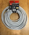 Rca Quad Shield Rg6 Coax Cable 3ghz, Dh50qcf Es Caw 01, Gold Plated Connecters. Fixed Price $11.99.