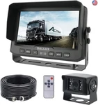 7" 1080p Ahd Wired Reverse Rear View Backup Camera System, Waterproof Rearview. Fixed Price $127.30.