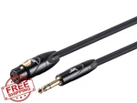 Monoprice 6ft Stage Right Xlr Female To 1/4" Trs Male Cable Black. Fixed Price $20.00.