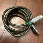 Ge Braided Hdmi Cable Male To High Speed - Black Sleeved Cord W/ Logo. Fixed Price $9.99.