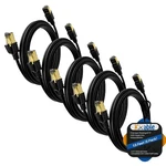 Cat 7 Ethernet Cable 15 Feet (5 Pack), Multi Pack High Speed Internet Cord, C.... Fixed Price $39.45.