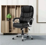Fdw High Back Office Chair Ergonomic Pu Leather Swivel Black. Fixed Price $79.99.