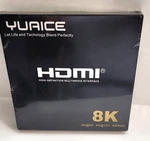 Yuaice 8k Hdmi Cable 48gbps Ultra High Speed 60hz / 4k 120hz- 1.5ft. Fixed Price $6.00.